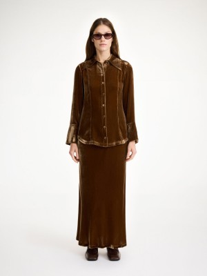 Bison By Malene Birger Rosiannas Velvet Shirts | AU_BB91191