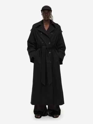 Black By Malene Birger Alanis Trench Jackets | AU_BB21414