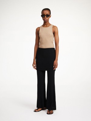 Black By Malene Birger Bolone Trousers Knitwear | AU_BB13849