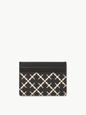 Black By Malene Birger Elia Printed Cardholder Wallets & Cardholders | AU_BB81489