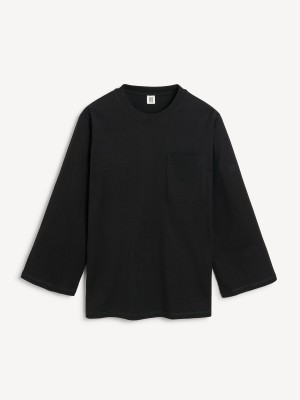 Black By Malene Birger Fayeh Oversized Longsleeve Tops | AU_BB64032