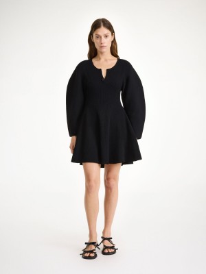 Black By Malene Birger Francesa Mini Dress | AU_BB39575