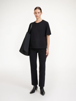 Black By Malene Birger Hedil T-shirt Tops | AU_BB31160