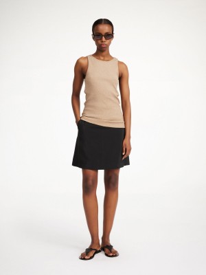 Black By Malene Birger Isabele Mini Skirts | AU_BB84535