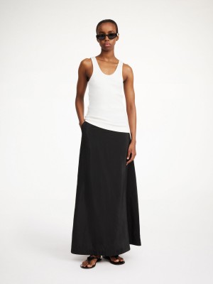 Black By Malene Birger Isoldas Maxi Skirts | AU_BB96304