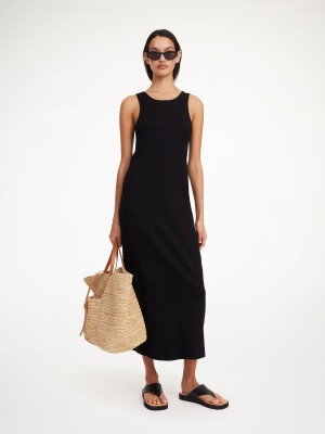 Black By Malene Birger Lovelo Maxi Dress | AU_BB47342