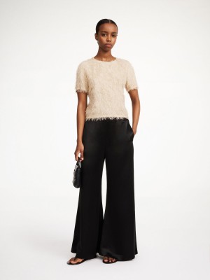 Black By Malene Birger Lucee Flared Trousers | AU_BB27702