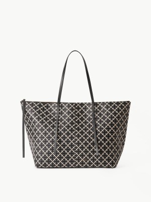 Black By Malene Birger Luze Tote Bags | AU_BB74515