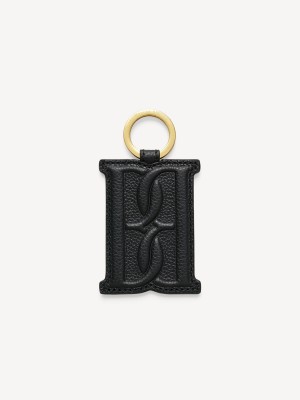 Black By Malene Birger Monno Leather Keychain Other Accessories | AU_BB52993