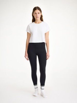 Black By Malene Birger Polene Athletic Leggings Trousers | AU_BB67349