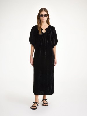 Black By Malene Birger Rosae Maxi Dress | AU_BB13546