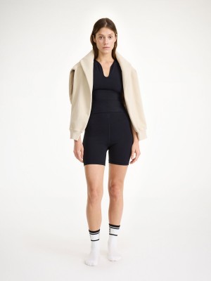 Black By Malene Birger Siola Atheletic Shorts Athleisure Wear | AU_BB89109