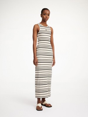 Black stripe By Malene Birger Lovelo Maxi Dress | AU_BB49410