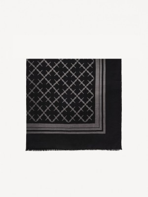 Charcoal By Malene Birger Cornelis Wool Scarves | AU_BB30540