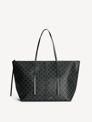 Charcoal By Malene Birger Luze Tote Bags | AU_BB34816