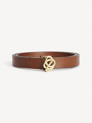 Dark Brown By Malene Birger Ouma Leather Belts | AU_BB10215