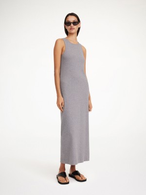 Grey Melange By Malene Birger Lovelo Maxi Dress | AU_BB68771