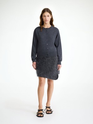 Jet grey By Malene Birger Krissah Mini Skirts | AU_BB92065