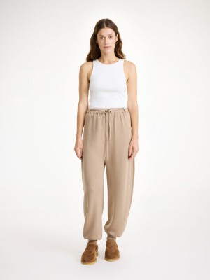 Nomad By Malene Birger Tevana High-waisted Trousers Knitwear | AU_BB55503