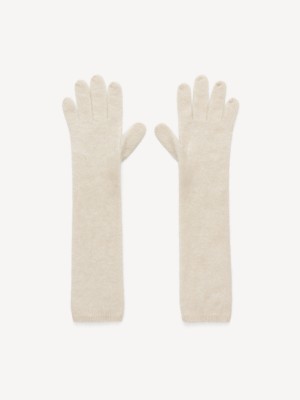 Oyster Gray By Malene Birger Guanta Cashmere Gloves Other Accessories | AU_BB35098