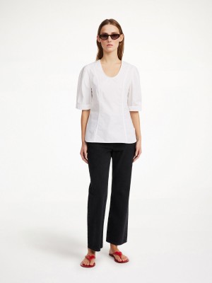 Pure White By Malene Birger Liomas Tops | AU_BB45900