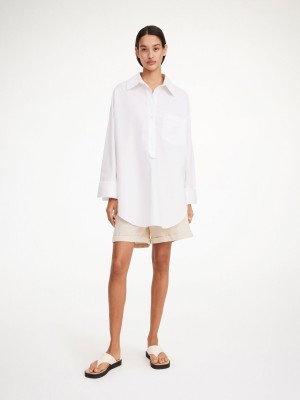 Pure White By Malene Birger Maye Organic Cotton Shirts | AU_BB32364