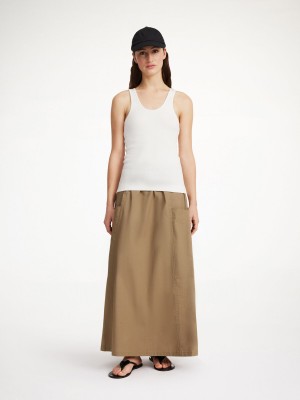 Shitake By Malene Birger Catterine Organic Cotton Maxi Skirts | AU_BB81790