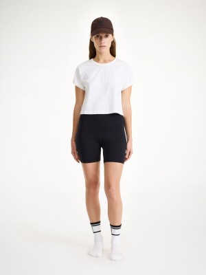 Soft White By Malene Birger Hedalia Organic Cotton T-shirt Tops | AU_BB14109