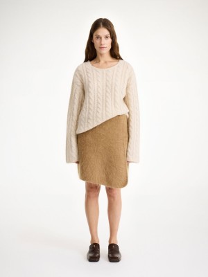 Tobacco Brown By Malene Birger Krissah Mini Skirts | AU_BB11182