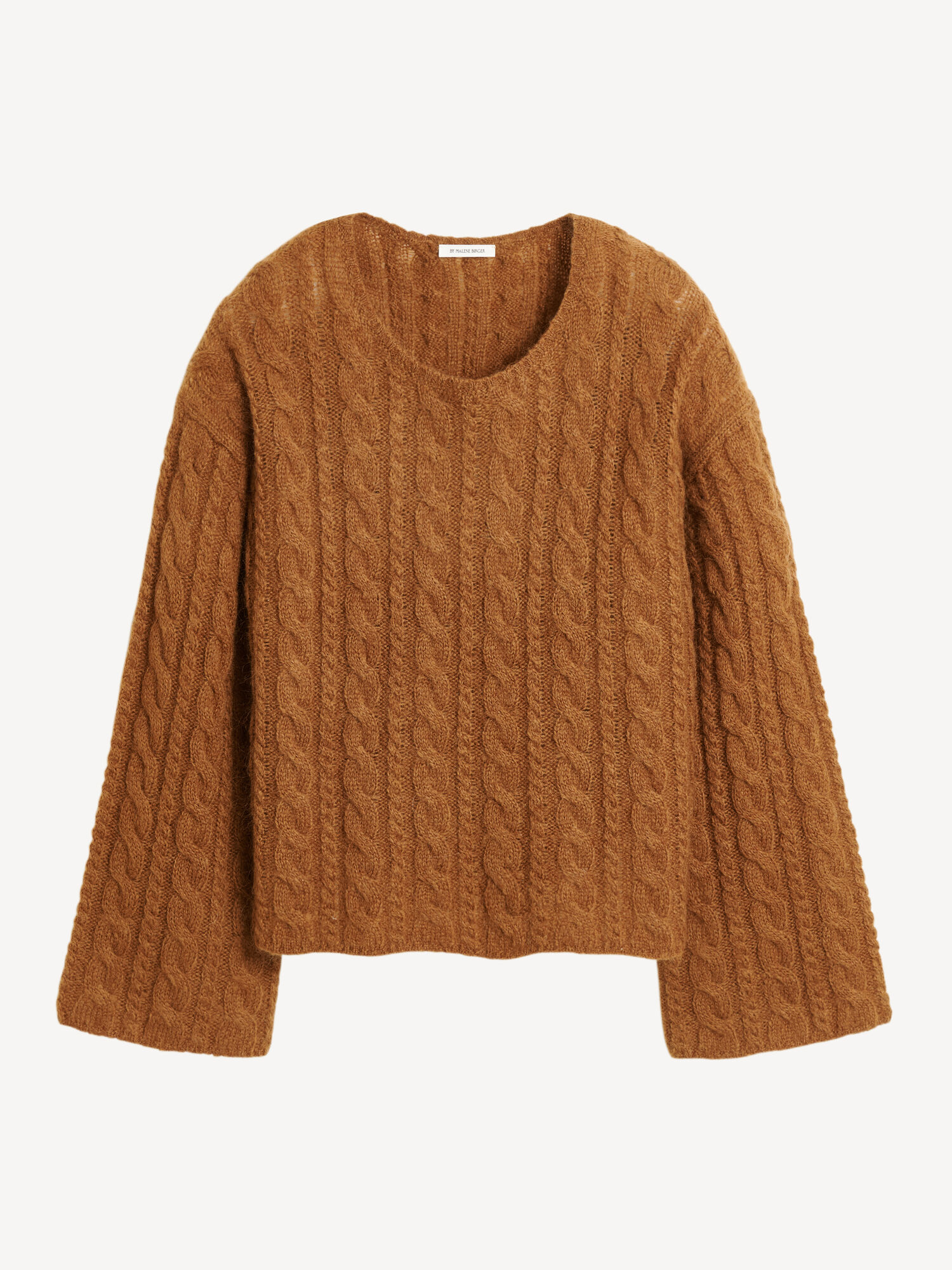 Bison By Malene Birger Cierra Cable-knit Sweater Knitwear | AU_BB88922