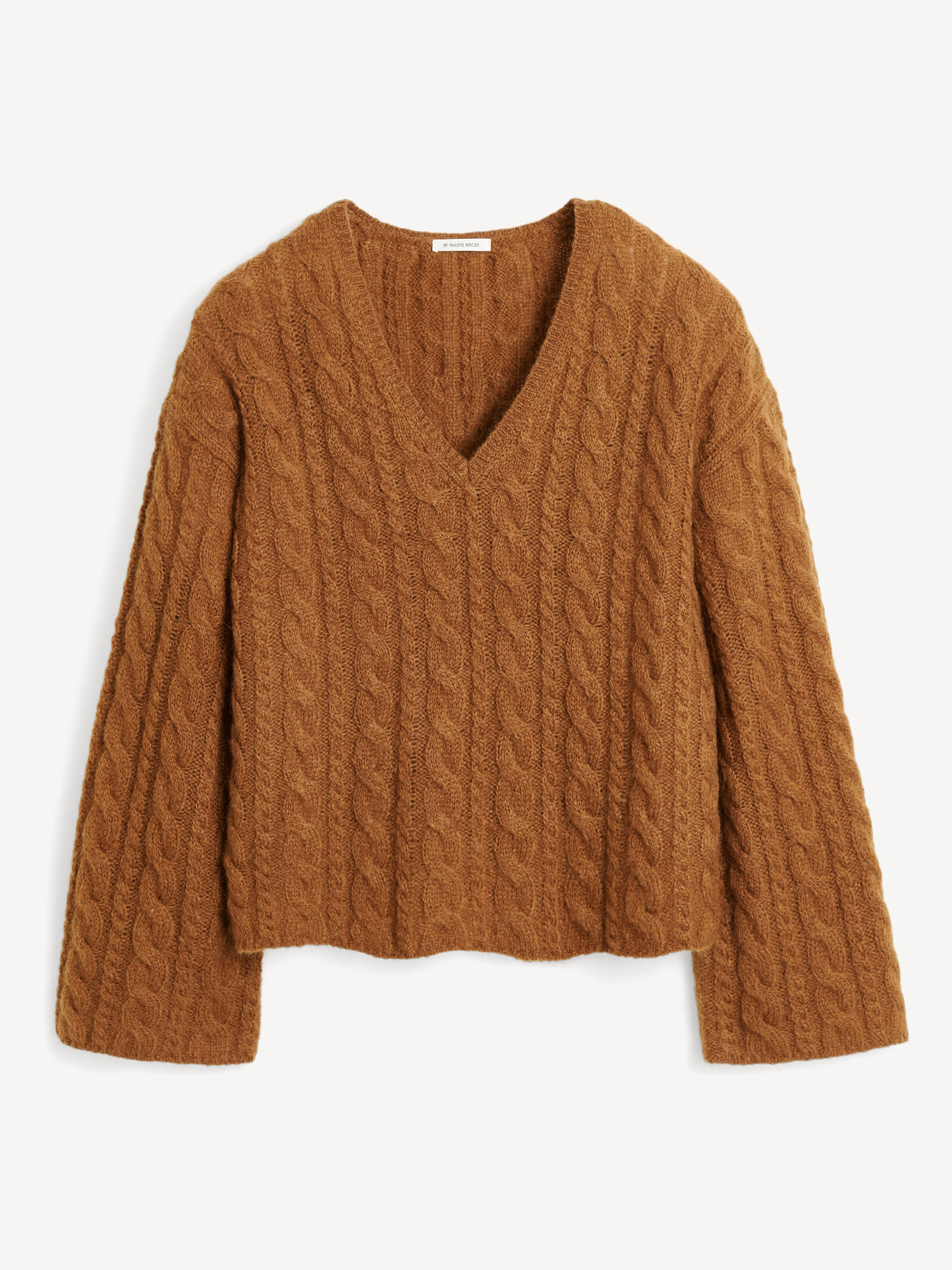 Bison By Malene Birger Cimone Cable-knit Sweater Knitwear | AU_BB88285