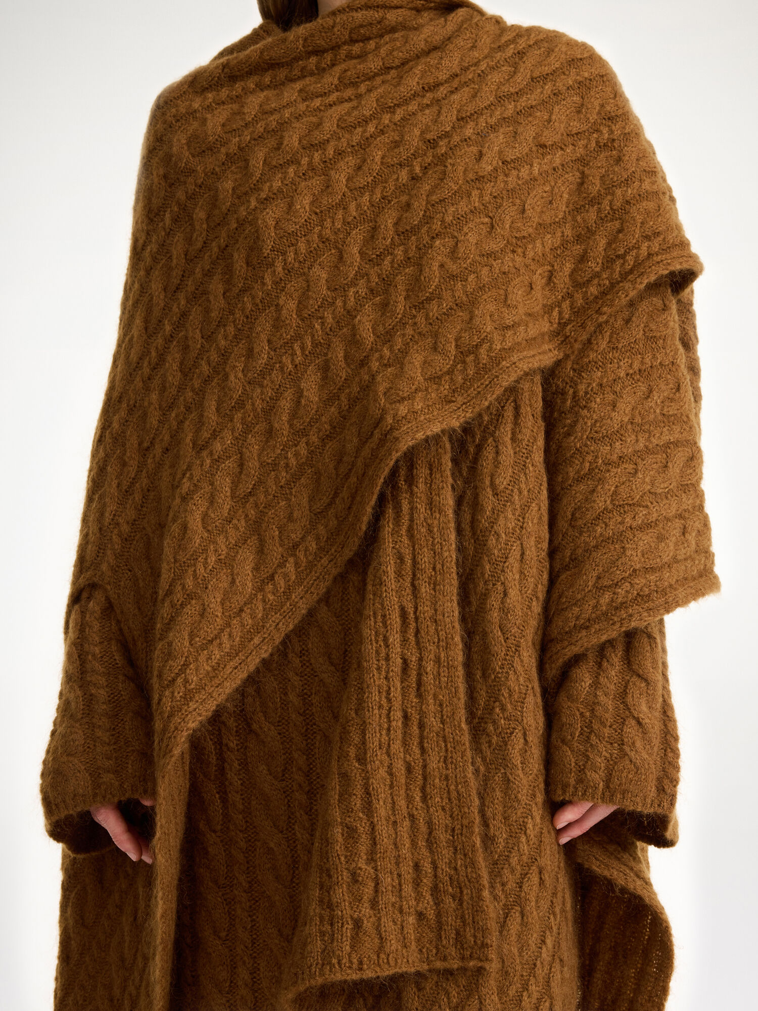 Bison By Malene Birger Kassillas Wool-blend Poncho Knitwear | AU_BB51739