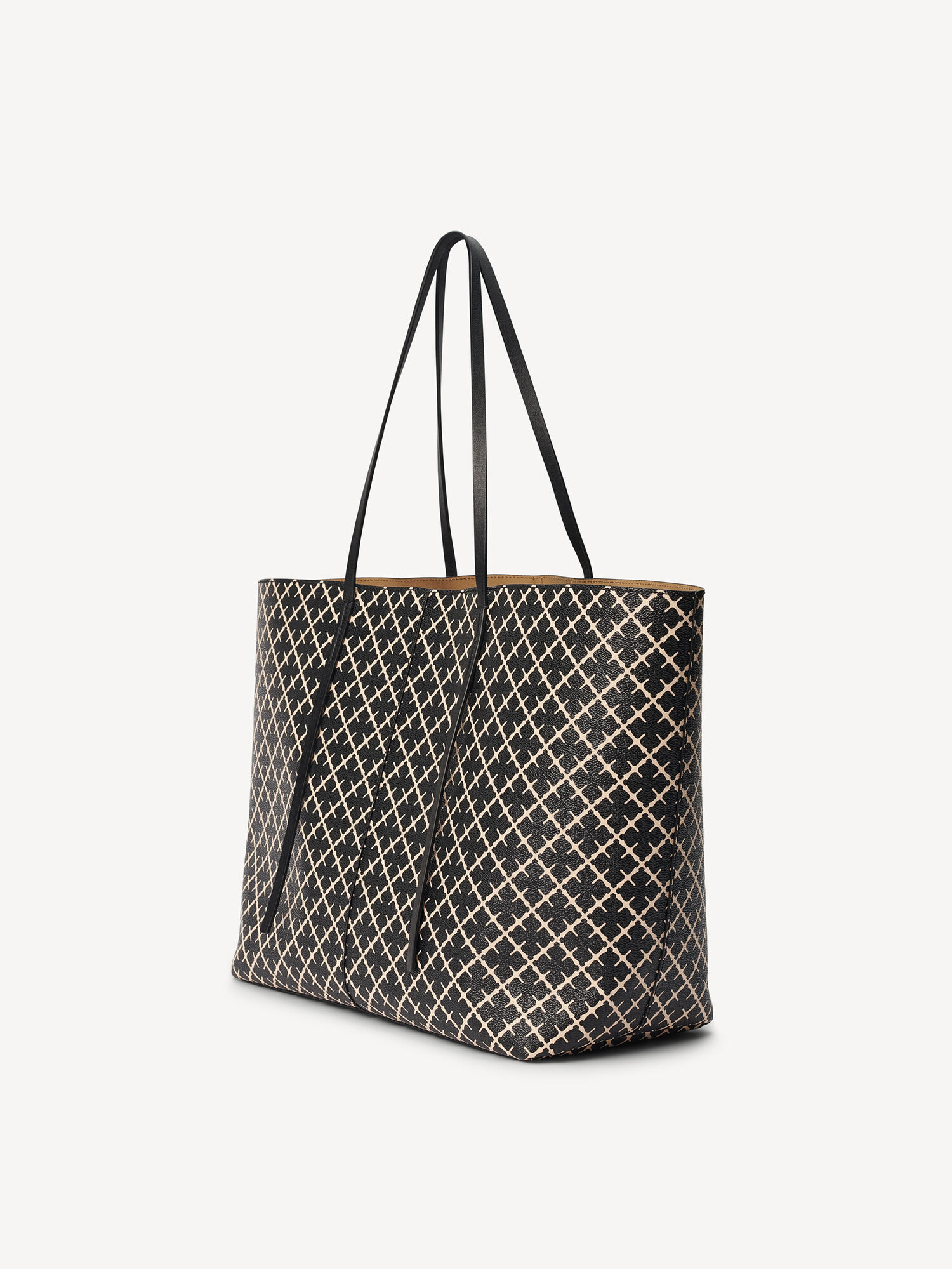 Black By Malene Birger Abi Printed Tote Bags | AU_BB35158