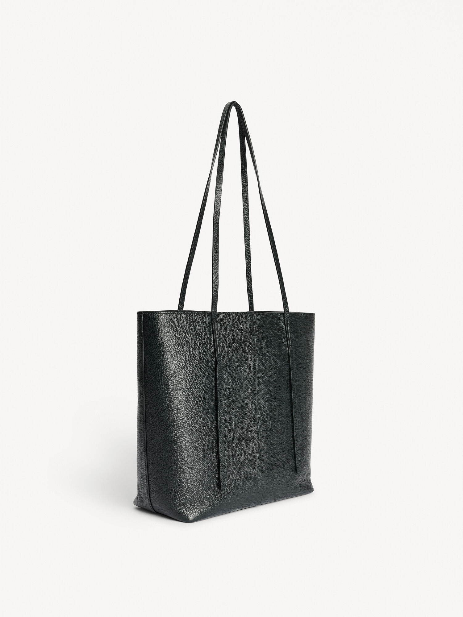 Black By Malene Birger Abilso Leather Tote Bags | AU_BB64711