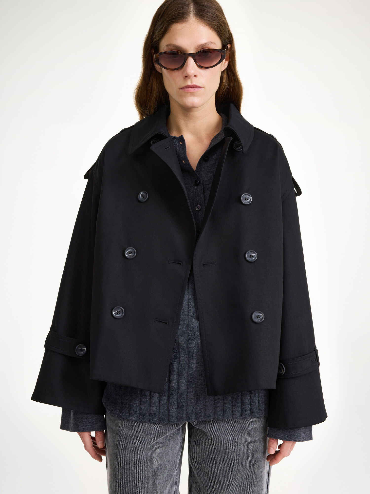 Black By Malene Birger Alisandra Trench Jackets | AU_BB60019