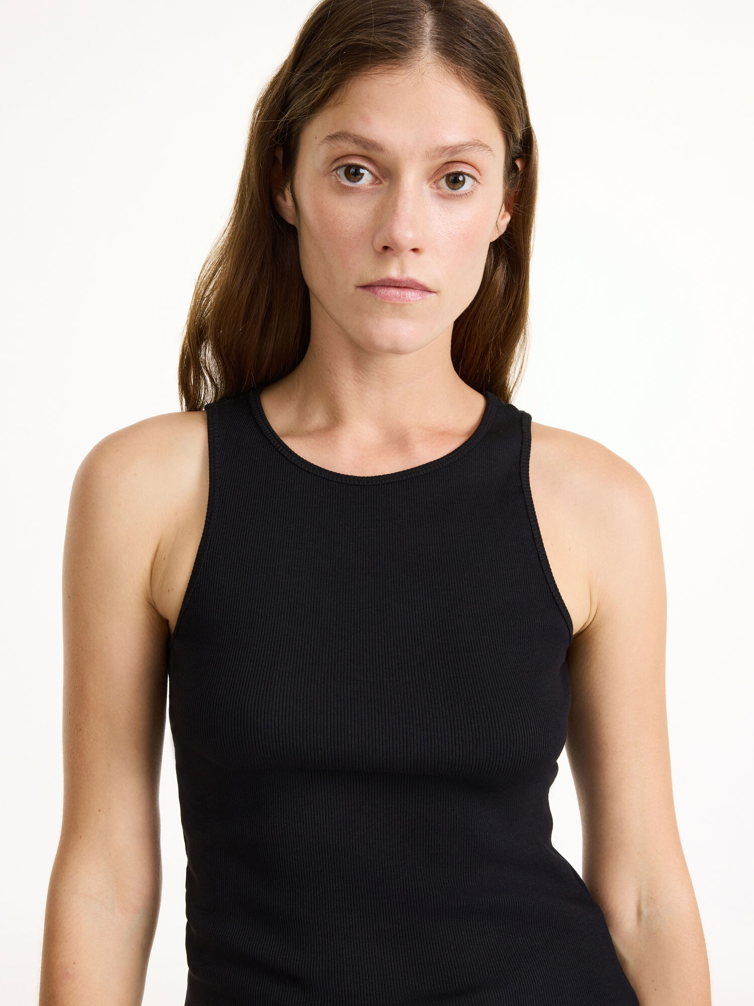 Black By Malene Birger Amani Tank Tops | AU_BB96991