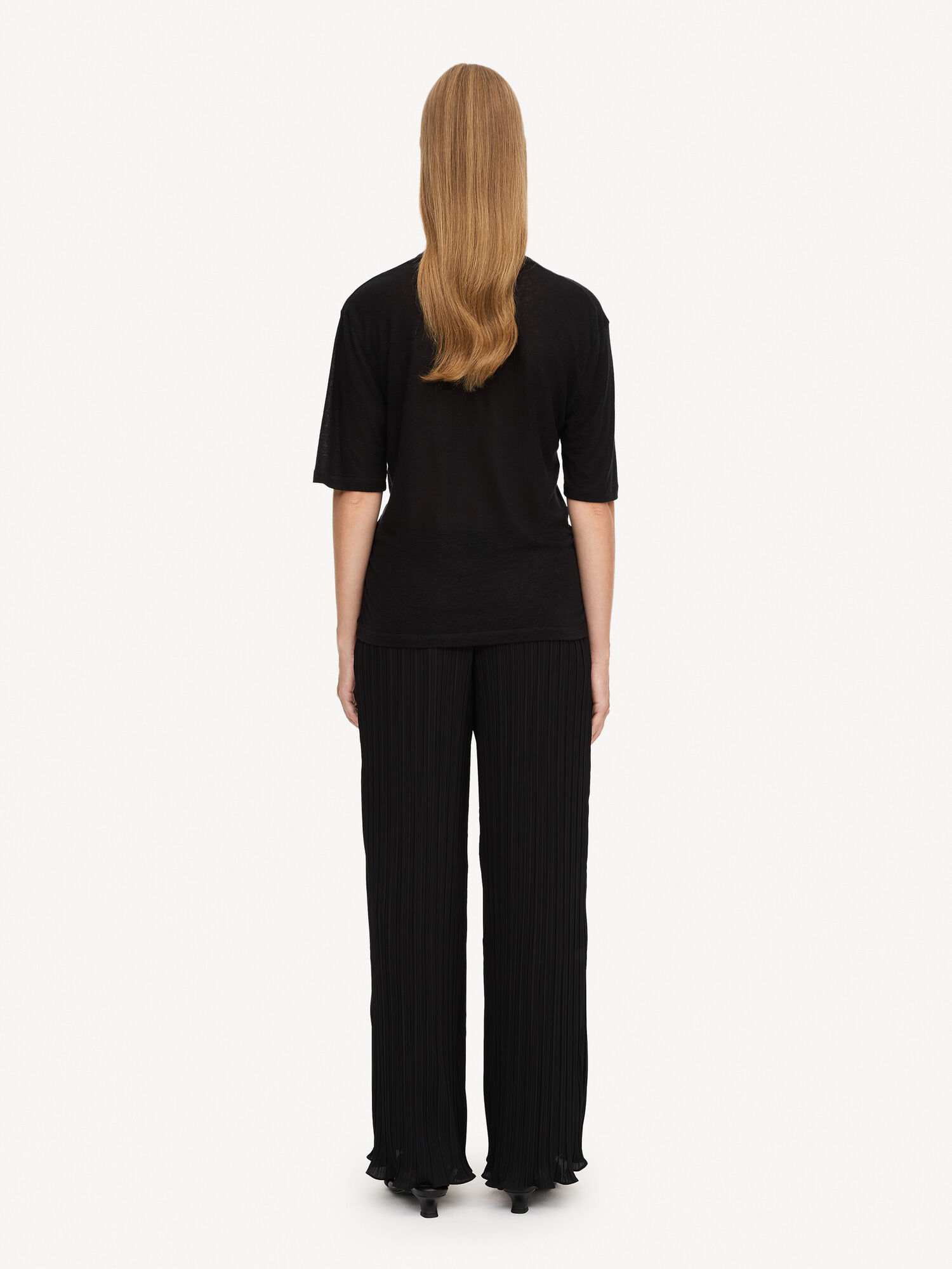 Black By Malene Birger Amaringa T-shirt Tops | AU_BB64123