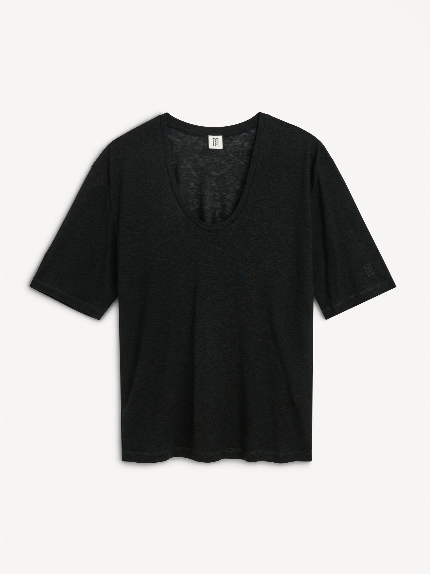 Black By Malene Birger Amaringa T-shirt Tops | AU_BB64123