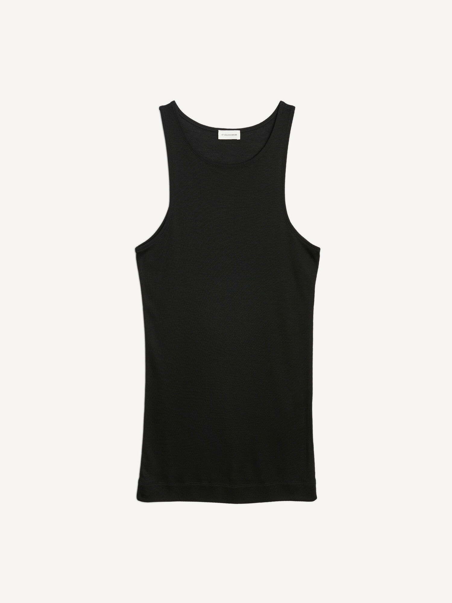 Black By Malene Birger Amiee Organic Cotton Tank Tops | AU_BB46580