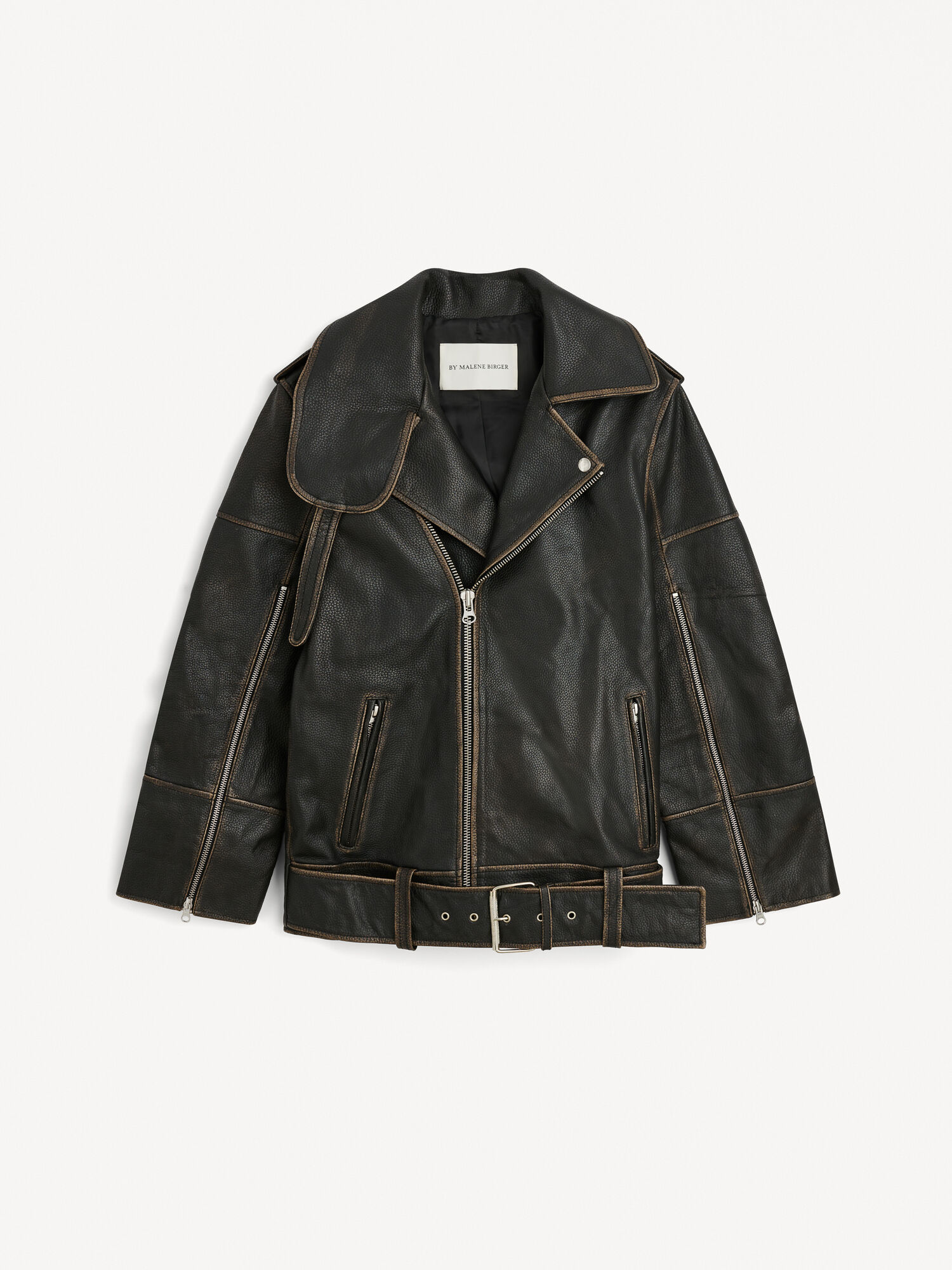 Black By Malene Birger Beatrisse Leather Jackets | AU_BB40211