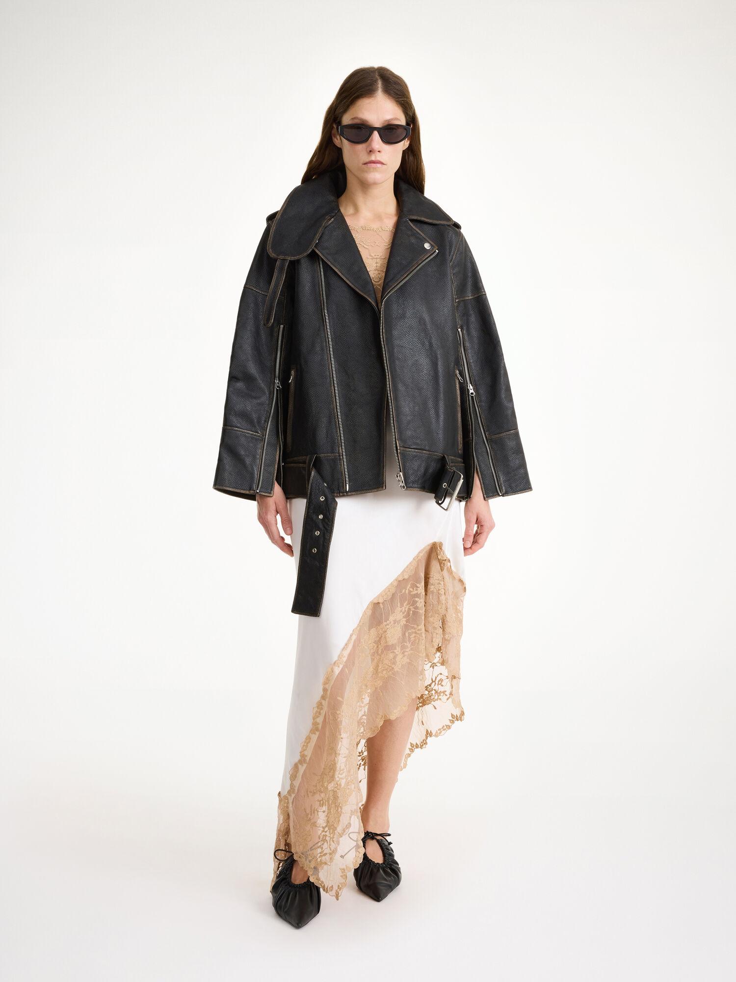 Black By Malene Birger Beatrisse Leather Jackets | AU_BB40211