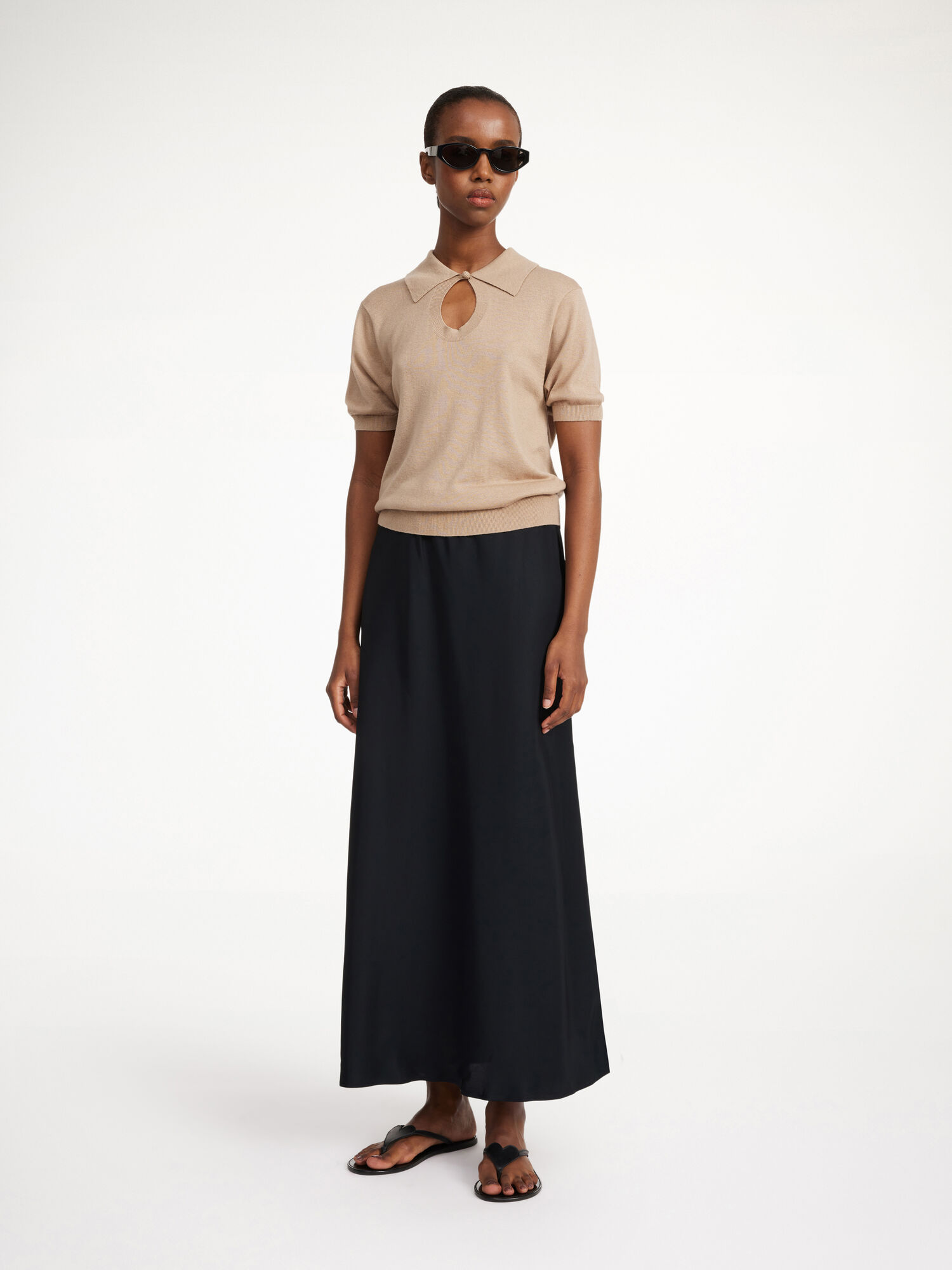 Black By Malene Birger Boshan Midi Skirts | AU_BB41544