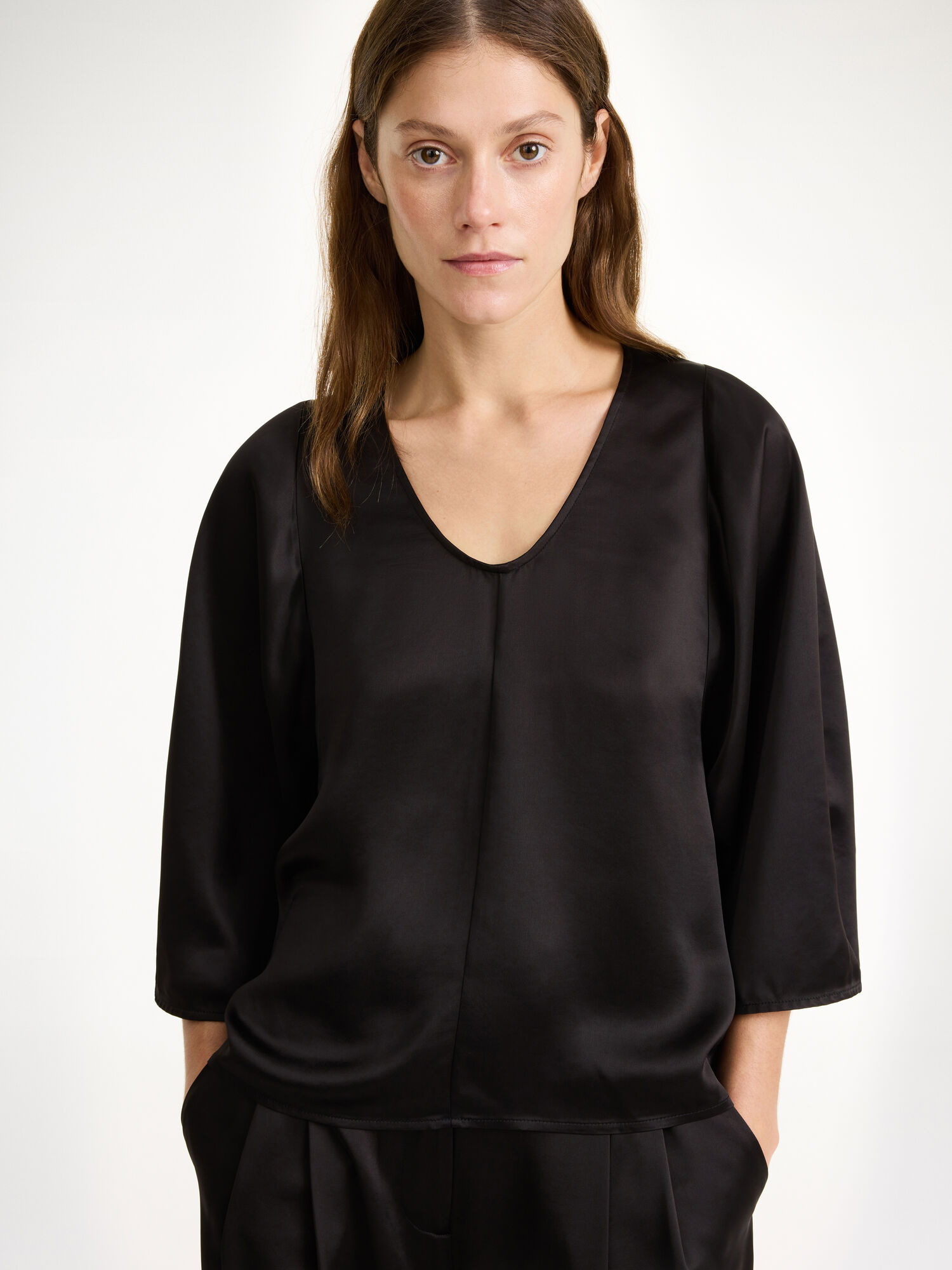 Black By Malene Birger Calyas Blouse Shirts | AU_BB81175