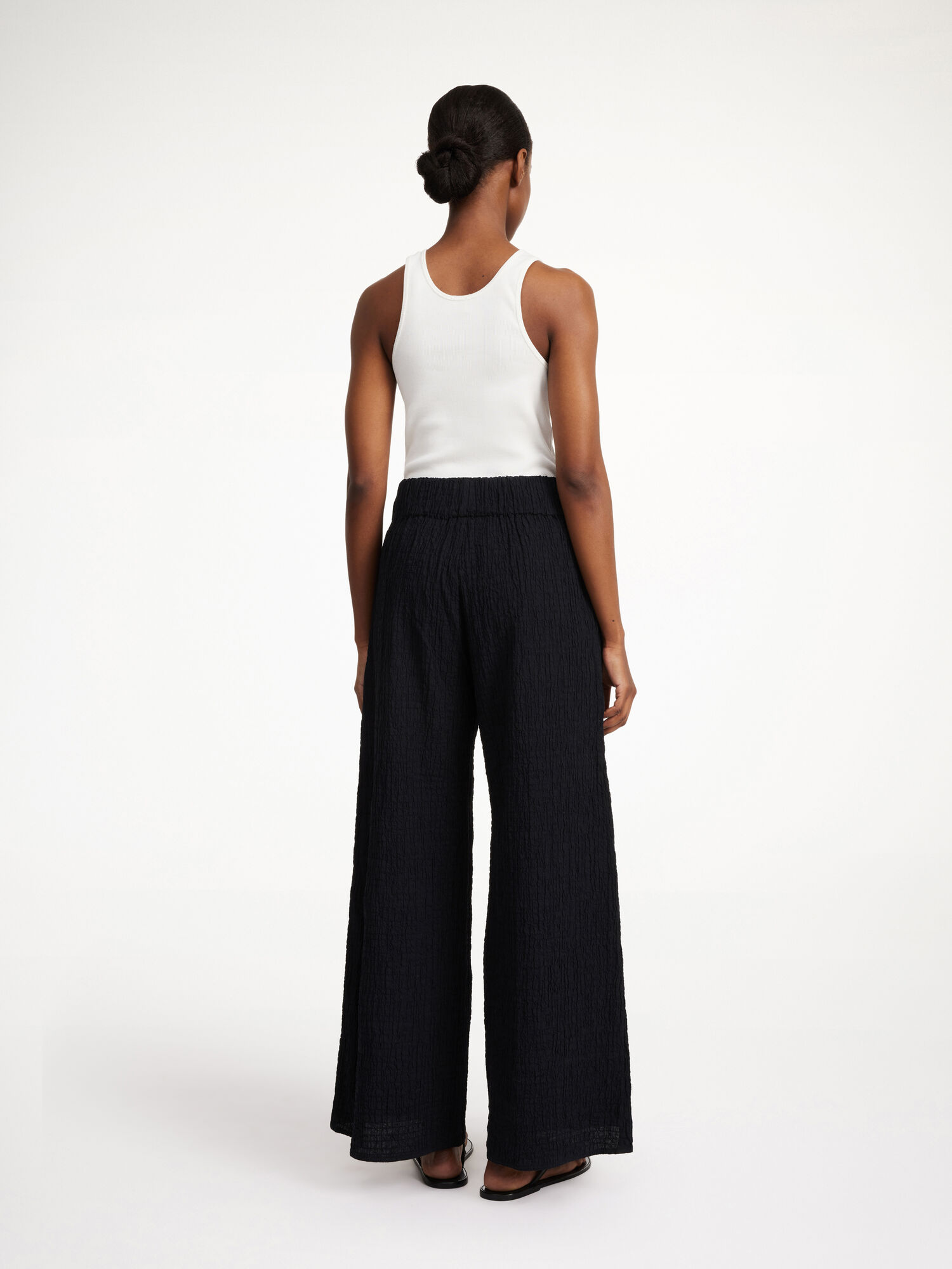 Black By Malene Birger Campine Wide-leg Trousers | AU_BB15998