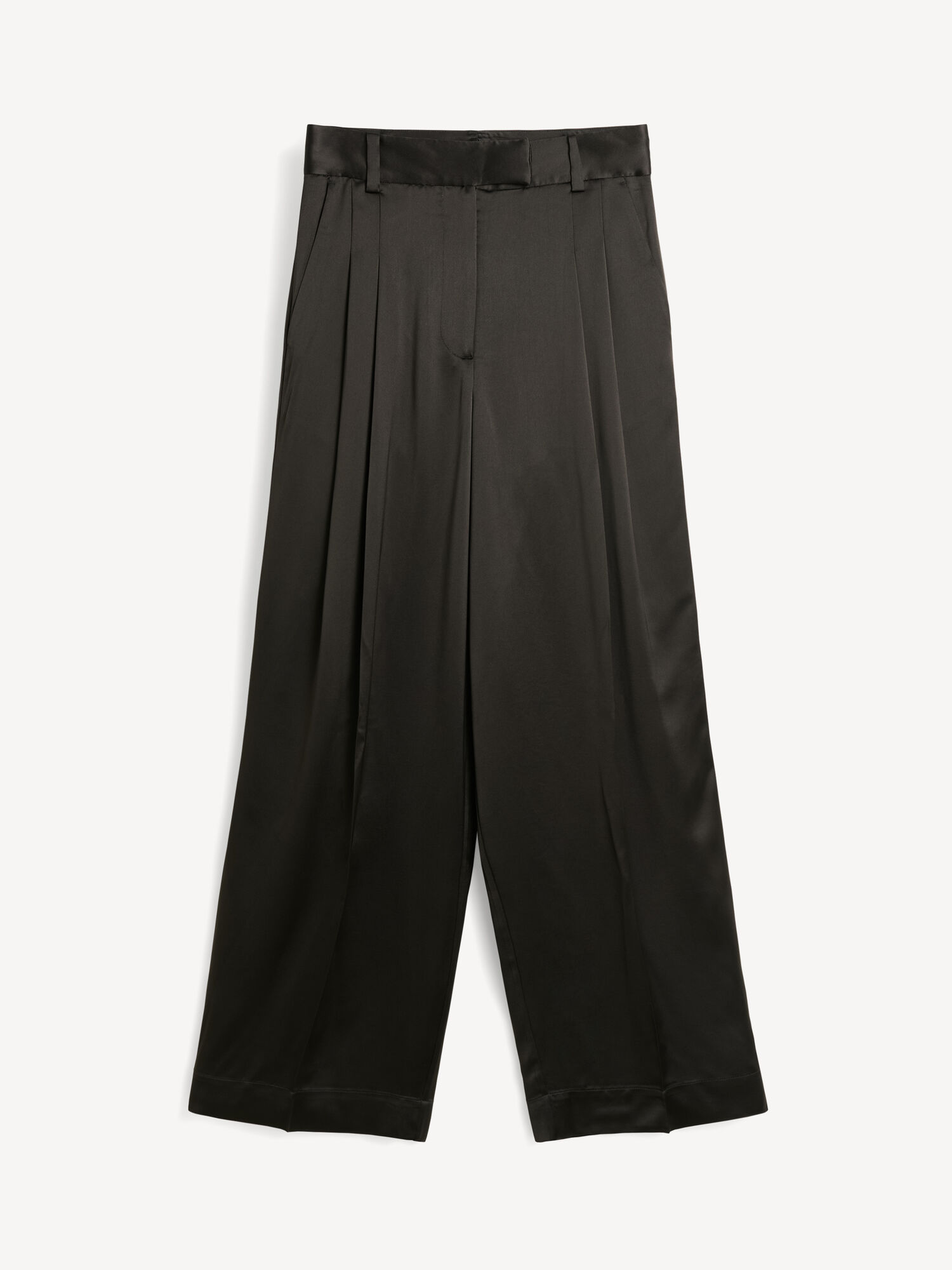 Black By Malene Birger Cymbaria High-waisted Trousers | AU_BB95277