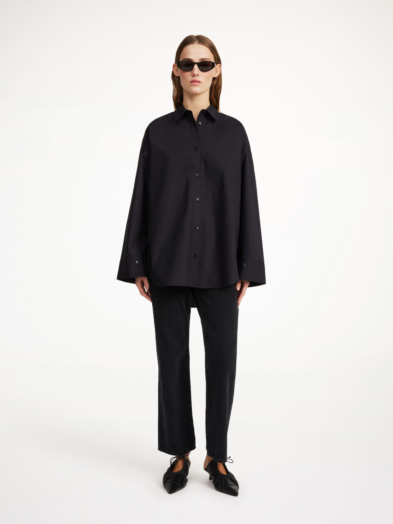 Black By Malene Birger Derris Organic Cotton Shirts | AU_BB87533