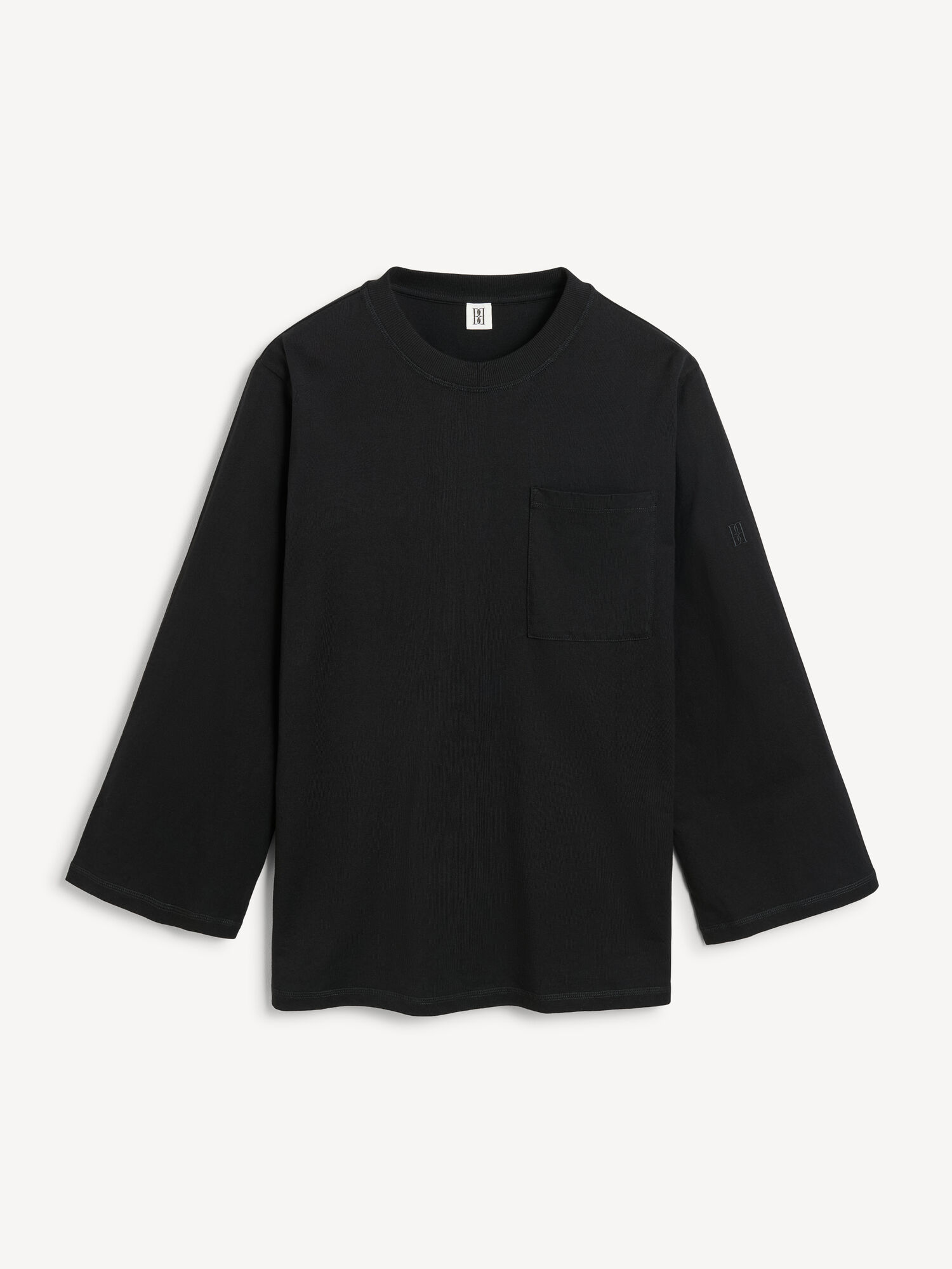 Black By Malene Birger Fayeh Oversized Longsleeve Tops | AU_BB64032