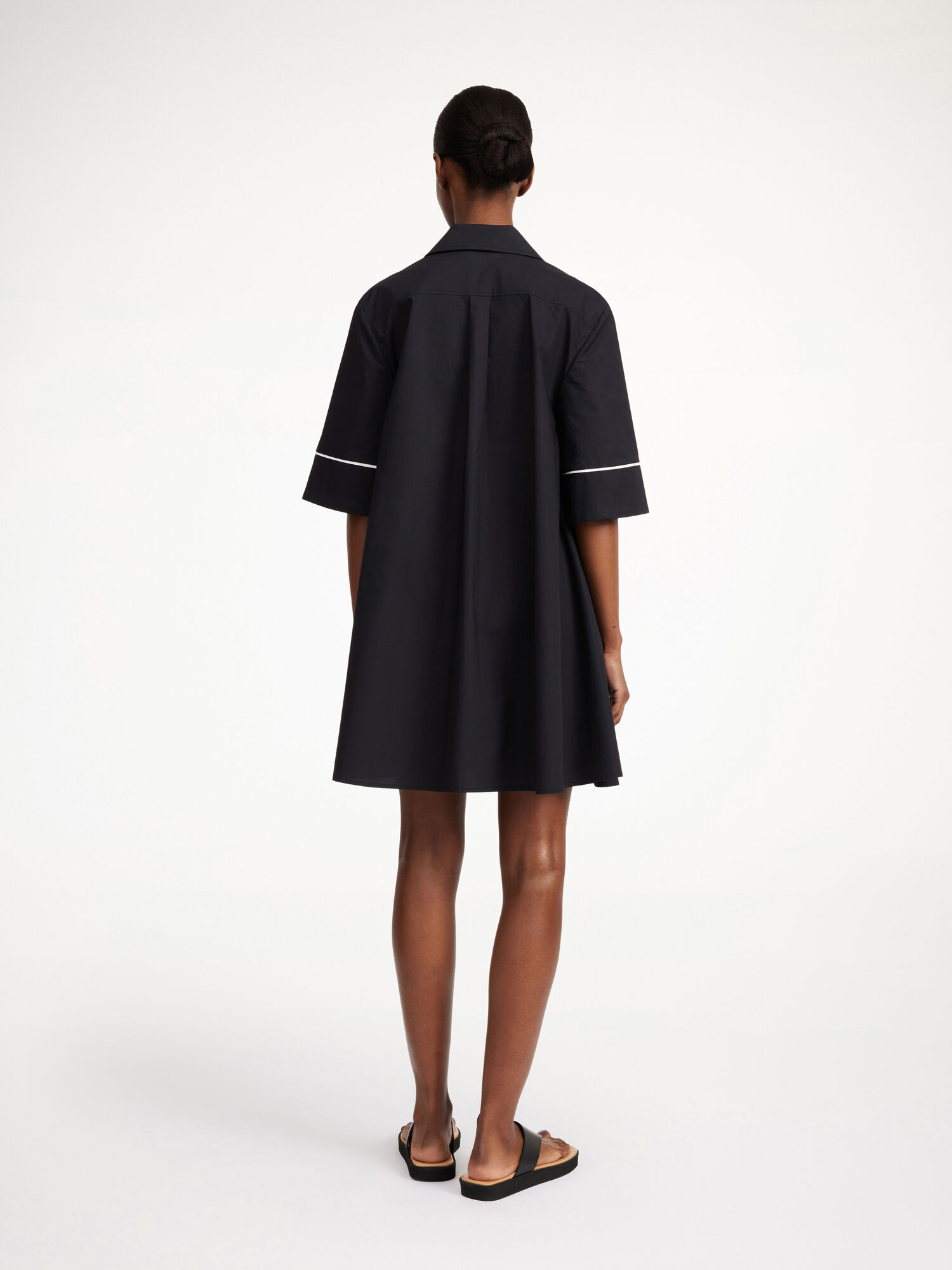 Black By Malene Birger Gaielle Organic Cotton Dress | AU_BB14379