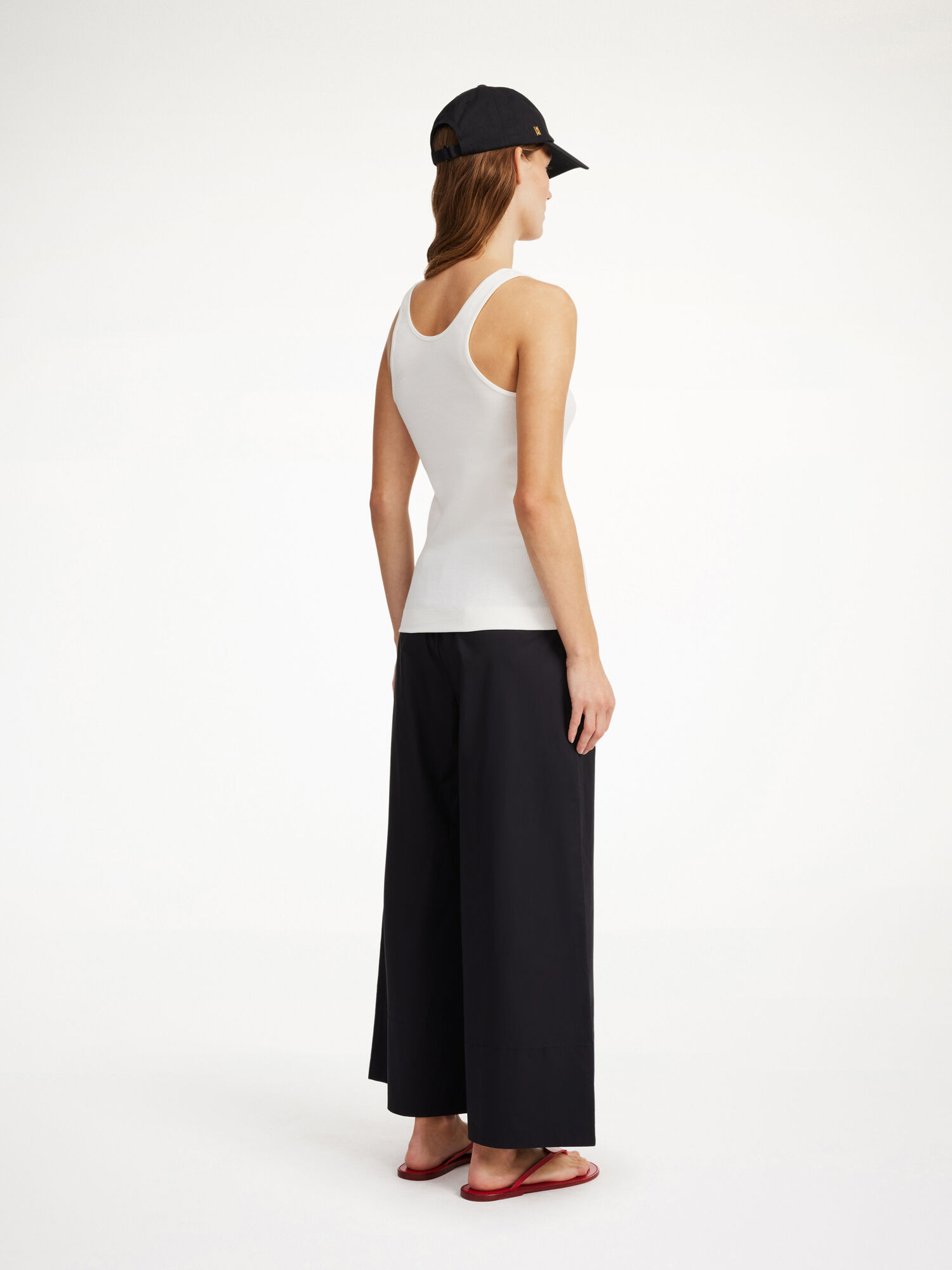 Black By Malene Birger Luisa High-waisted Trousers | AU_BB96855