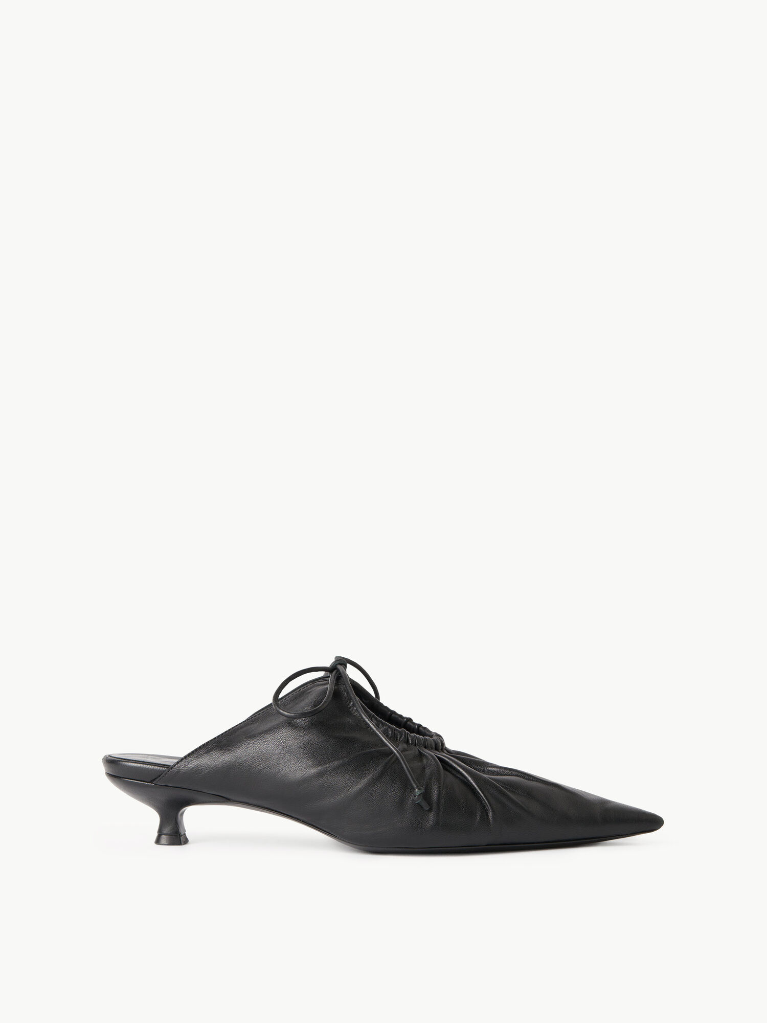 Black By Malene Birger Masey Leather Mules Shoes | AU_BB18384